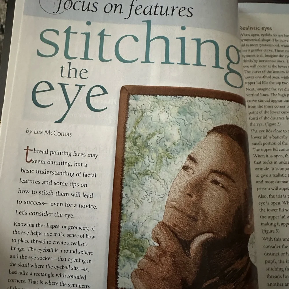 Quilting Arts #80 Contemporary Quilt Stitching Tech. Apr May 2016